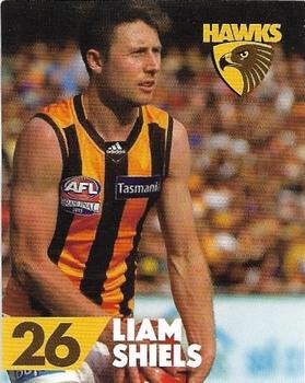2016 Hawthorn Junior Members Stickers #NNO Liam Shiels Front